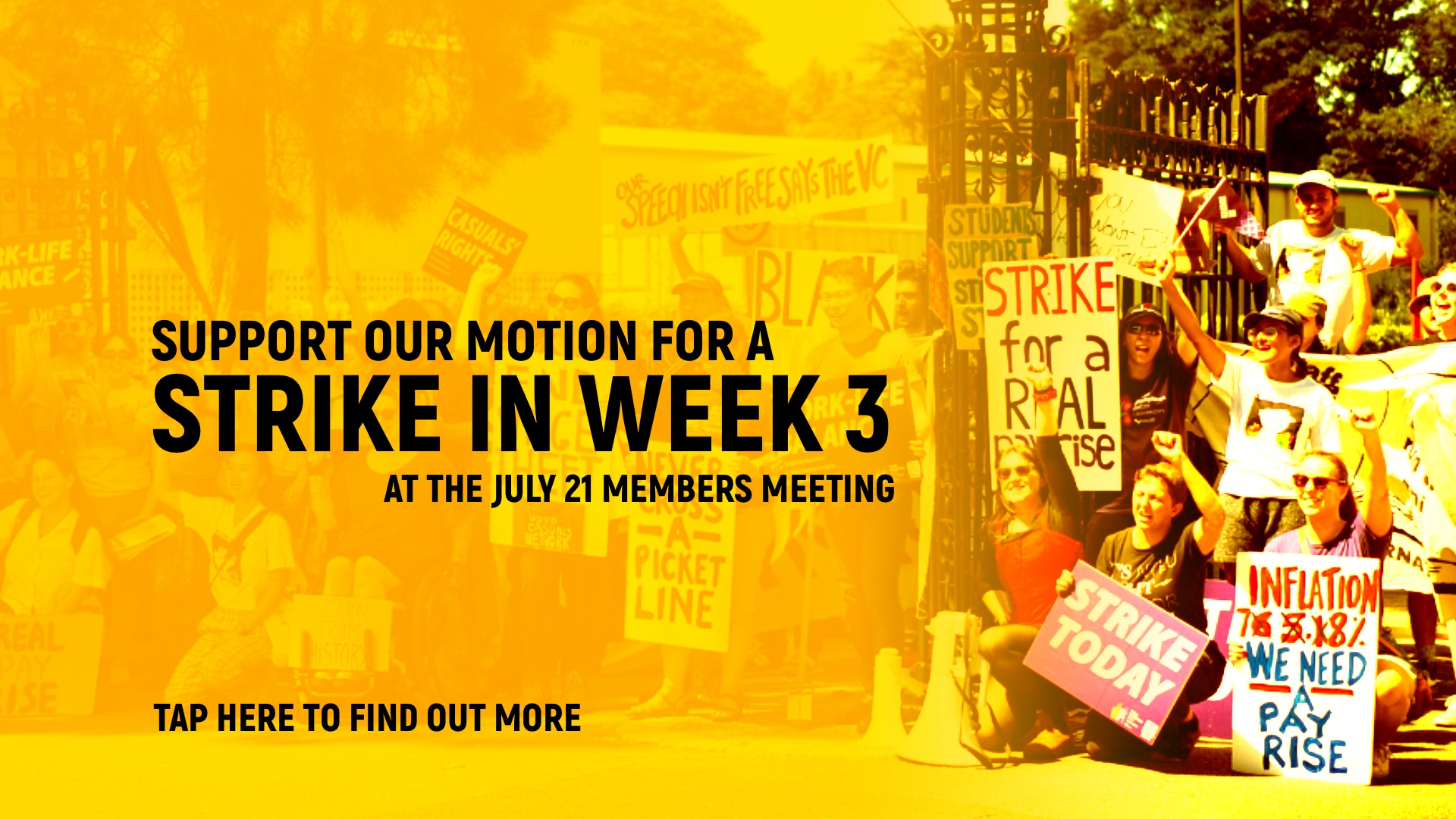 Support a Strike in Week 3